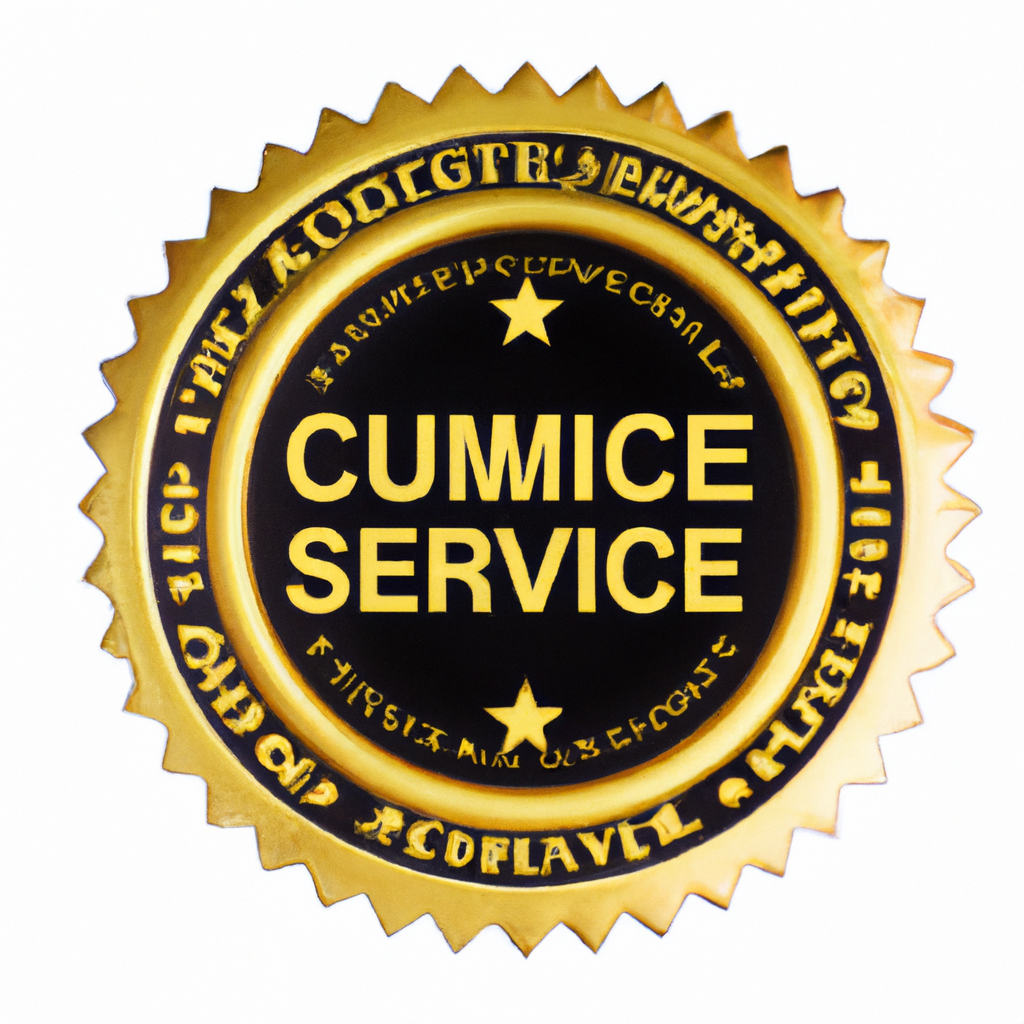 Customer service excellence gold badge